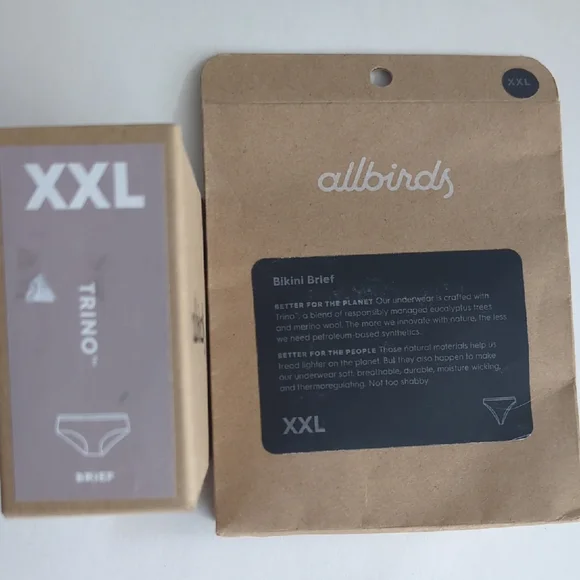 Allbirds Women's Trino XXL Bikini Brief - Set Of 2 - Picture 1 of 4